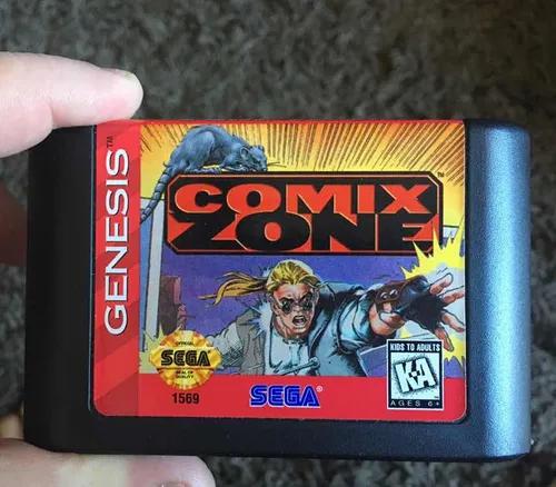 Comix Zone Mega Drive Americano 100% Original Perfeito