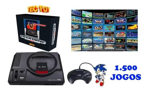 Console Mega Drive Ed. Limitada Tectoy 1500 Jogos