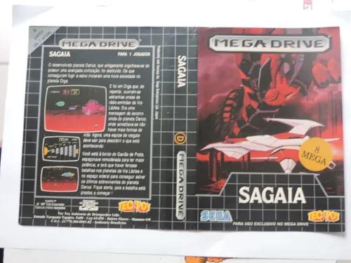 Encarte Sagaia Mega Drive Tectoy