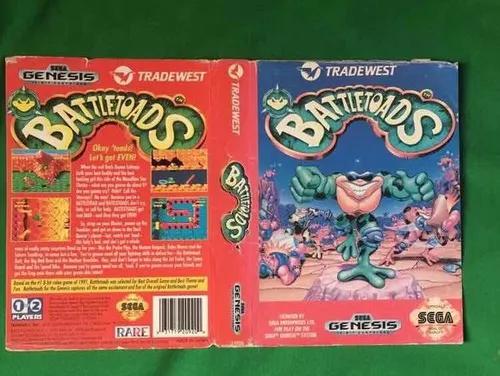 Encartes Mega Drive Genesis Original Batletoads