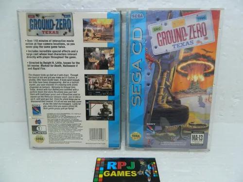 Ground Zero Texas Original Só O Cd 2 C/ Caixa Manual Sega