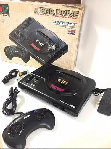 Mega Drive 1 Japonês Na Caixa Chipset Va6 + Jogo Pit
