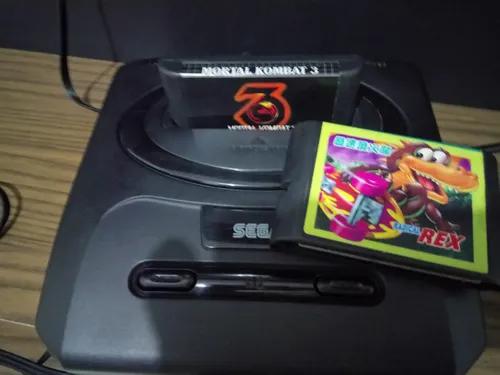 Mega Drive 3 Completo Com 2 Jogos E Cabo Av