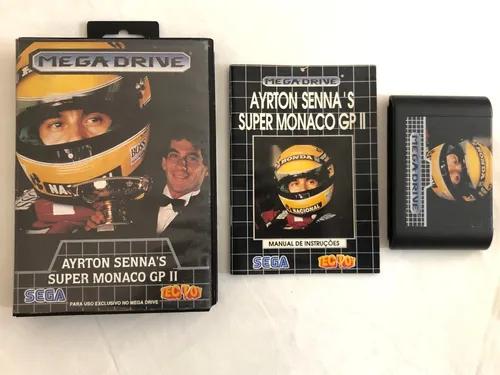 Mega Drive: Ayrton Senna Super Monaco Gp 2 Completo Tectoy