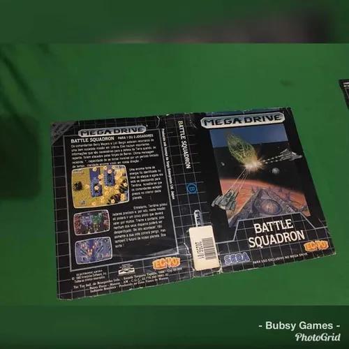 Mega Drive Encartes Battle Squadron Original Tectoy