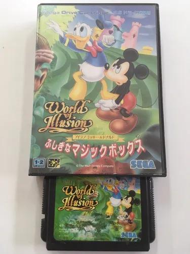 Mickey World Of Ilusion Mega Drive Original Japones Madgames