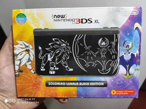 New Nintendo 3ds Xl Solgaleo + Carregador Original + Jogo