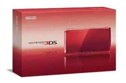 Nintendo 3ds Vermelho Impecável Na Caixa Original