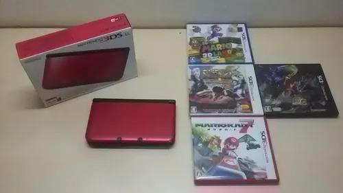 Nintendo 3ds Xl Desbloqueado + 4 Jogos