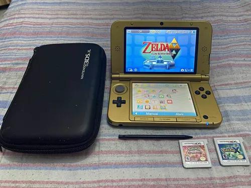 Nintendo 3ds Xl Edição Zelda + 2 Jogos De Pok