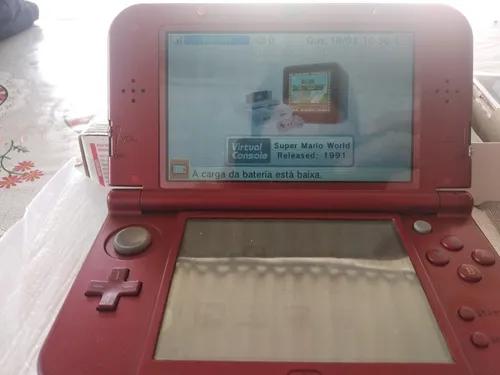 Nintendo New 3ds Desbloqueado Vermelho E Carregador Original