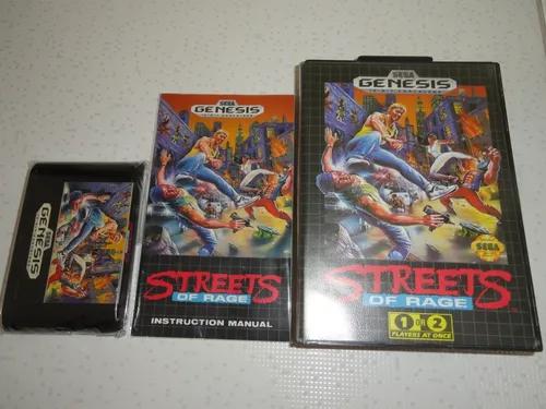 Sega Mega Drive Streets Of Rage Genesis Americano 100% Lindo