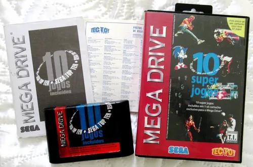 Sega Top Ten - 10 Super Jogos - Original Tectoy - Completo
