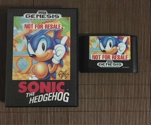 Sonic Not For Resale Mega Drive Original