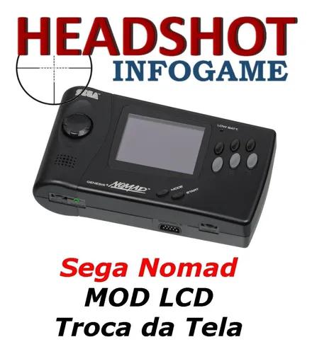 Troca Da Tela, Mod Lcd Para Sega Nomad, Mega Drive, Genesis