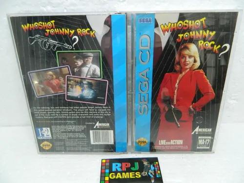 Whoshot Johnny Rock Original Completo P/ Sega Cd - Loja Rj