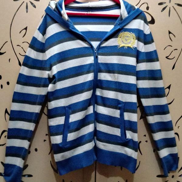 blusa tricô capuz unissex