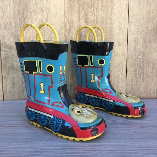 bota infantil de borracha - thomas &amp; friends- washington