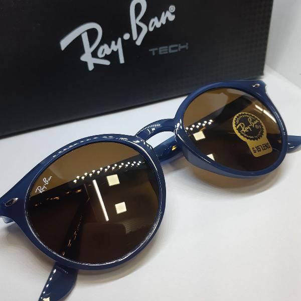 culos de Sol Ray-Ban Highstreet RB2180 Azul/Marrom