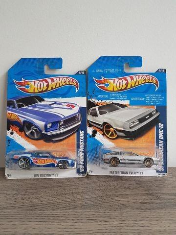 Carrinho hotwhells > mustang 69 / DeLorean 81