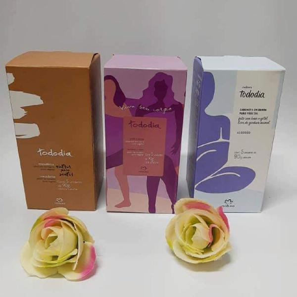 Kit 3 caixas de sabonetes Natura