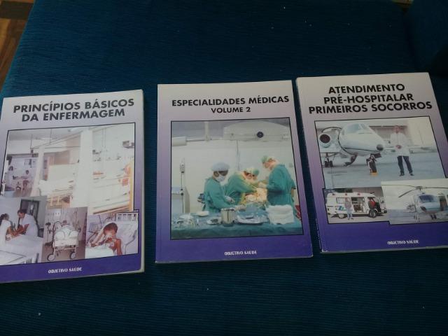 Livros de Enfermagem primeiros socorros e cuidados