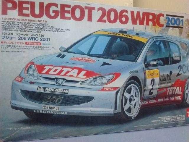 Réplica 1/24 Peugeot 206 WRC 2001 - nunca usado