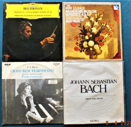 Vinil LP's Beethoven, - J S Bach - Tchaikovsky - Ravel