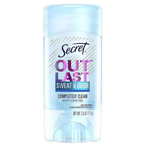 desodorante secret gel outlast completely clean