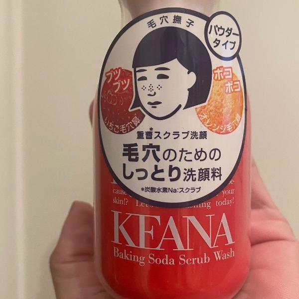 esfoliante japonês keana nadeshiko baking soda scrub wash