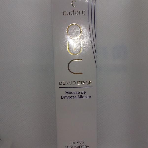 mousse de limpeza micelar