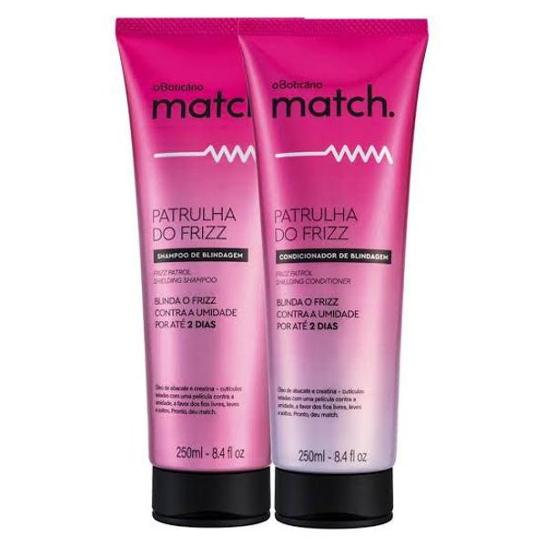 shampoo e condicionador match patrulha do frizz de o