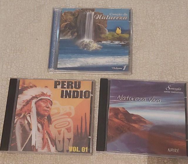 3 CD'S Músicas Instrumental Sons da Natureza.