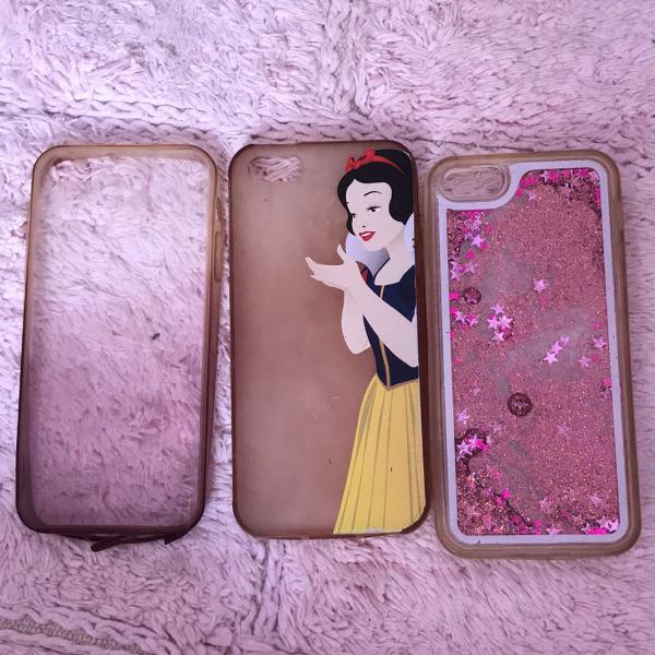 3 capinhas para iphone 5s