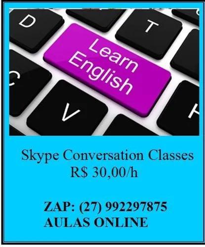 Aulas De Conversação Língua Inglesa Skype Ou Presencial