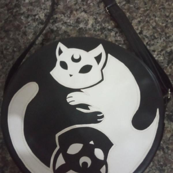 Bolsa Yin e Yang de gatos