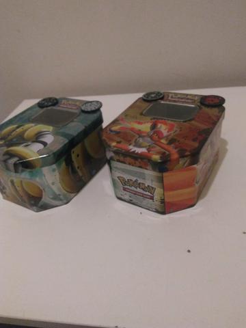 Cartas e caixas Pokémon barato