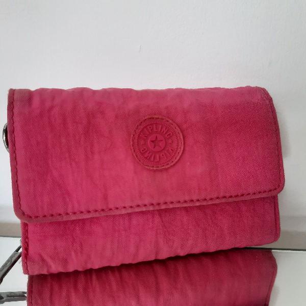 Carteira pink Kipling