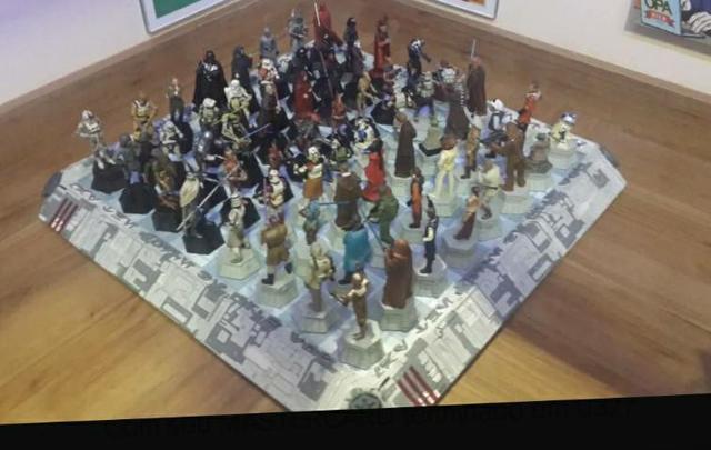 Coleção de xadrez star wars