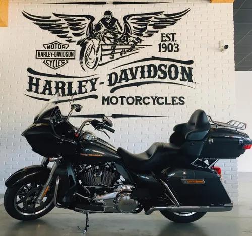 Harley-davidson Road Glide Ultra Cinza E Preto 2018/2019.