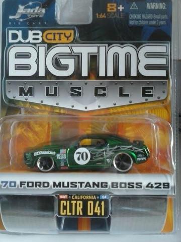 JADA 1/64 BIGTIME - FORD MUSTANG BOSS 429/70 - RARIDADE