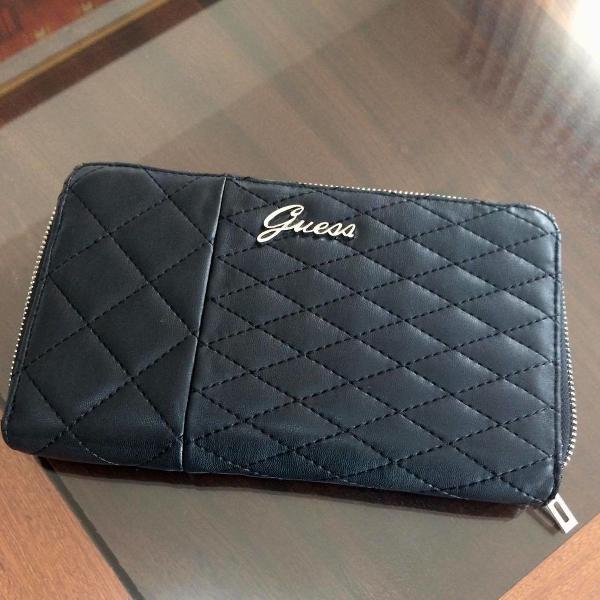 Linda carteira grande ou clutch GUESS - 100% original