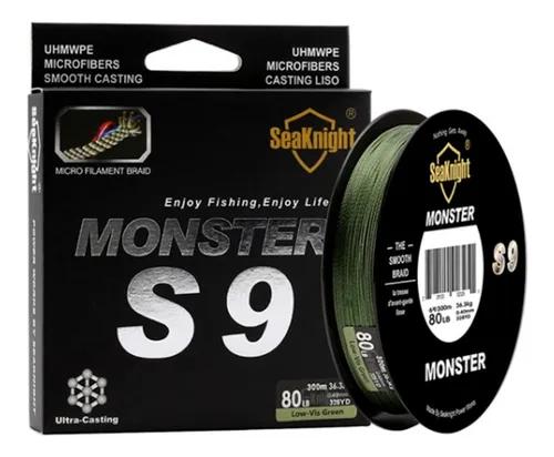 Linha Pesca Multifilamento Monster 9 Fios 0.50mm 100lb 300m.