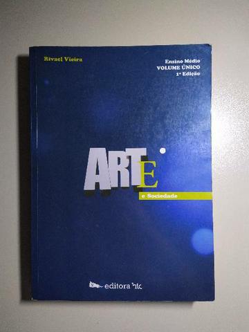 Livro Arte e Sociedade, volume único 1° edição E.M