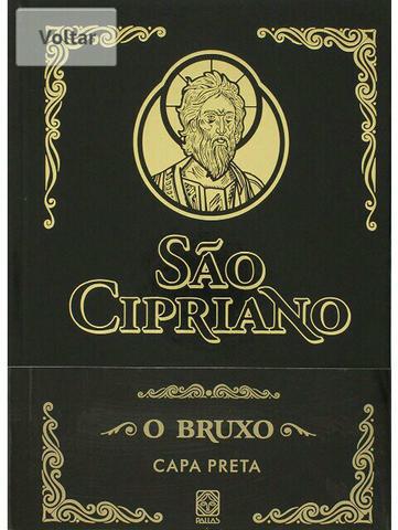 Livro do São Cipriano - O Bruxo - Capa Preta