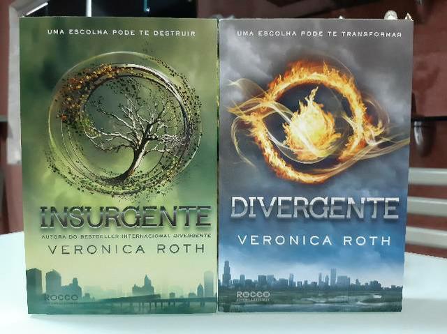 Livros Divergente e Insurgente