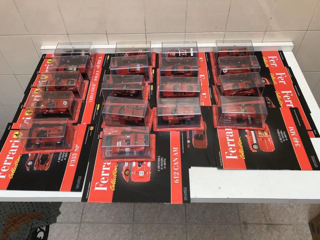 Miniaturas Ferrari - Coleção (80 miniaturas)