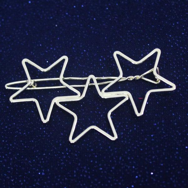 Presilha de cabelo estrelas
