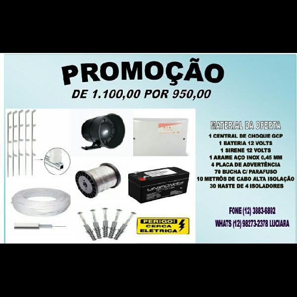 Promoção cerca elétrica