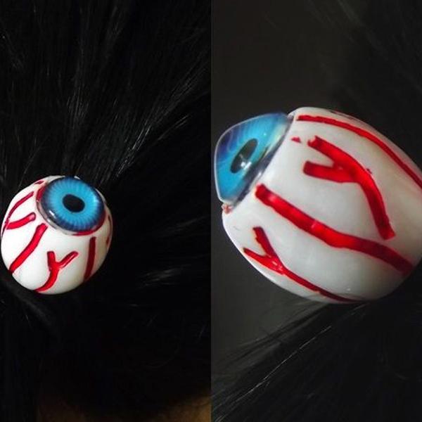amarrador de cabelo olhos